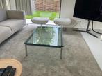 Cassina Le Corbusier Lage buisvormige salontafel LC - 10 P, 100 tot 150 cm, Zo goed als nieuw, Glas, Minder dan 50 cm