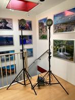 Linkstar studio flitsset met accu's voor op locatie (renewed, Ophalen, Refurbished, Lamp of Flitsset
