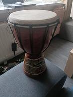 Te koop knobbout music United djembe trom 4 inch Afrikaans s, Muziek en Instrumenten, Trommel, Ophalen of Verzenden, Zo goed als nieuw