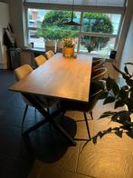 Eiken houten eettafel, Huis en Inrichting, Tafels | Eettafels, 200 cm of meer, Zo goed als nieuw, Rechthoekig, 50 tot 100 cm