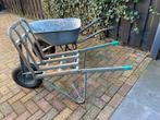 Steenkruiwagen +Kruiwagen, Tuin en Terras, Ophalen, Gebruikt, Handmatig, Eenwielig