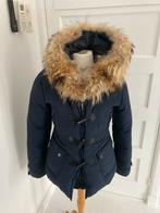 Winterjas Jacky Luxury   met ( imitatie) bontkraag, Ophalen, Zo goed als nieuw, Maat 42/44 (L), Blauw