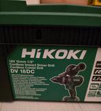 Hikoki accu boormachine in koffer DV18DC-W2Z, Doe-het-zelf en Verbouw, Gereedschap | Boormachines, Ophalen of Verzenden, Nieuw