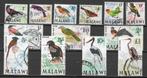Malawi 1968 Vogel amethistspreeuw bateleur klauwier, Verzenden, Overige landen, Gestempeld