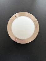 Philips Badkamerlamp RVS Melkglas - Rond 18cm, Ophalen of Verzenden, Gebruikt, Glas, Modern