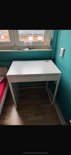 Wit klein bureau met lade van Ikea nieuw Micke, Ophalen of Verzenden, Nieuw