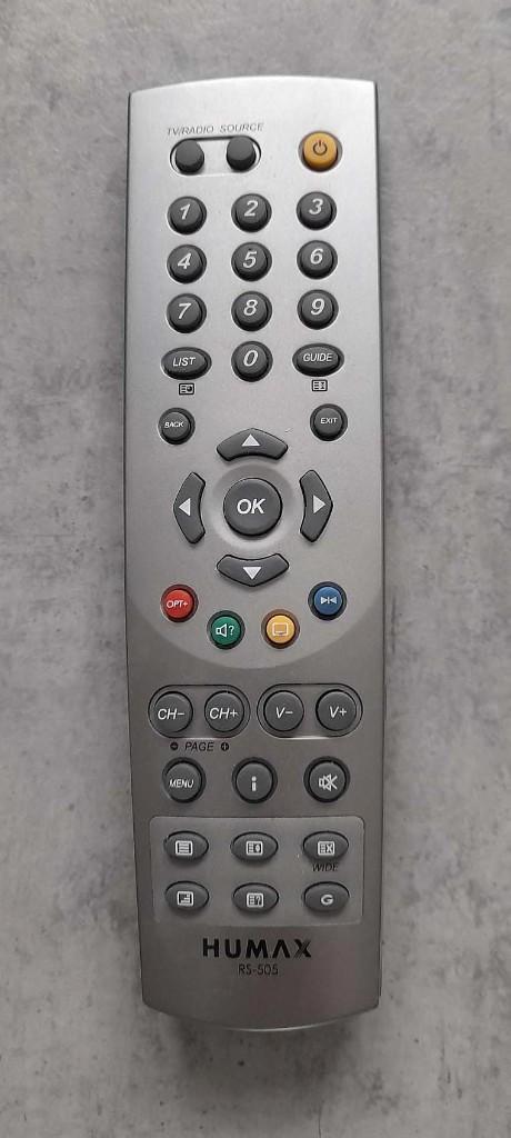 Afstandsbediening Humax RS-505, Audio, Tv en Foto, Afstandsbedieningen, Zo goed als nieuw, Origineel, Ophalen of Verzenden