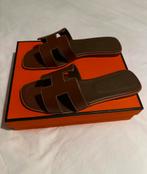 Hermes Dames Oran Slippers Bruin NIEUW, Kleding | Dames, Schoenen, Slippers, Bruin, Nieuw, Ophalen of Verzenden