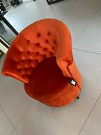 Perfecte stoel voor in huis. Armchair Livvy orange 76x46x80., Ophalen of Verzenden