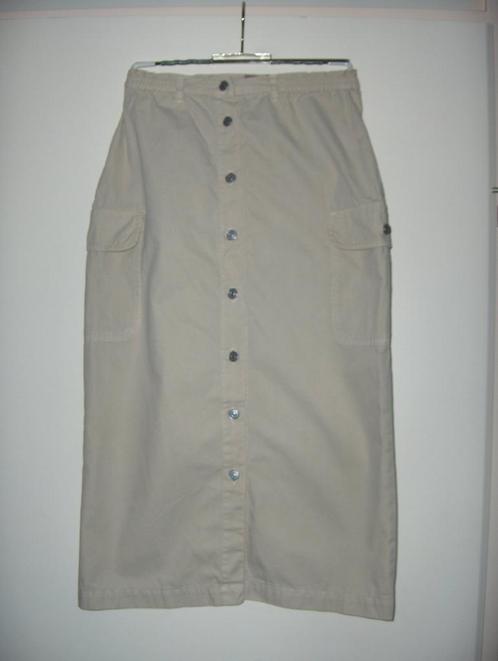 Lange beige katoenen college rok LEWIS & CLARK mt 152 zgan, Kinderen en Baby's, Kinderkleding | Maat 152, Zo goed als nieuw, Meisje