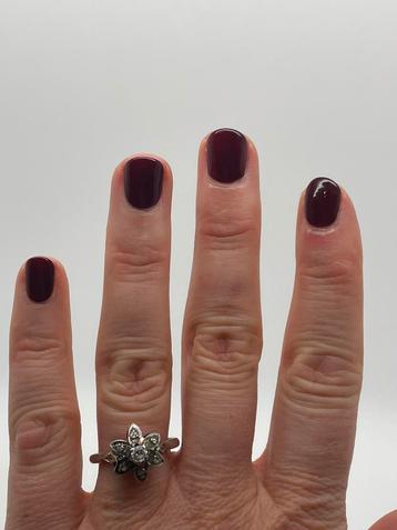 A300 Prachtige vintage zilveren ring maat 19 beschikbaar voor biedingen