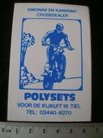 sticker polysets tiel simonini kawasaki crossdealer dealer, Verzamelen, Verzenden, Zo goed als nieuw, Bedrijf of Vereniging