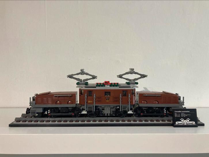 Lego 10277 Crocodile Locomotive, Kinderen en Baby's, Speelgoed | Duplo en Lego, Zo goed als nieuw, Lego, Complete set, Ophalen of Verzenden