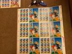 Groot postzegels vel met 6 USA Stamp sheets: Daffy Duck, Ophalen of Verzenden, Postfris, Noord-Amerika