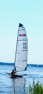 Snelle Laser Blaze zeilboot, Watersport en Boten, Ophalen, Geen motor, Laser, Zo goed als nieuw