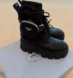 Prada Monolith Leather Combat Boots, Kleding | Dames, Schoenen, Prada, Verzenden, Zwart, Nieuw