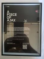 Kampioen ster Ajax-A Piece Of Ajax met certificaat en lijst, Verzenden, Nieuw, Ajax, Overige typen