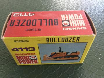 Shinsei mini power Mitsubishi bulldozer doosje.  beschikbaar voor biedingen