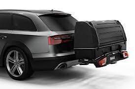Te huur: Thule Backspace XT / Thule Onto bagagekoffer, Auto diversen, Bagagerekken, Ophalen of Verzenden