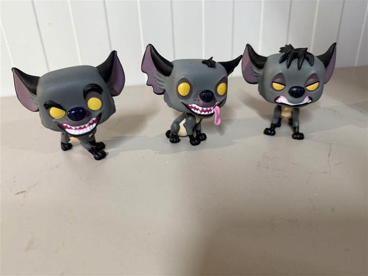 funko pop 2019 disney the lion king banzai shenzi & ed hyena, Verzamelen, Poppetjes en Figuurtjes, Zo goed als nieuw, Ophalen of Verzenden