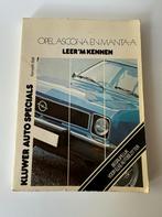Opel Ascona en Manta A - handleiding / vraagbaak - Kluwer, Auto diversen, Ophalen of Verzenden