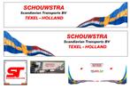 Vrachtauto decal 1:50 Jelle Schouwstra Texel ( type 2 ), Verzenden, Nieuw, Bus of Vrachtwagen, Overige merken