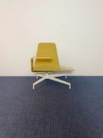 2 x Fauteuil Haworth Harbor Work Lounge, mosterdgroen/wit, Ophalen, Gebruikt, Minder dan 75 cm, 75 tot 100 cm