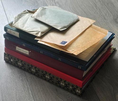 Doos vol albums, zegels, vellen, postfr. ongebr. gestemp., Postzegels en Munten, Postzegels | Volle albums en Verzamelingen, Ophalen of Verzenden