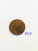 Halve cent 1877 Koning Willem 3, Postzegels en Munten, Munten | Nederland, Ophalen of Verzenden, Koning Willem III, Overige waardes