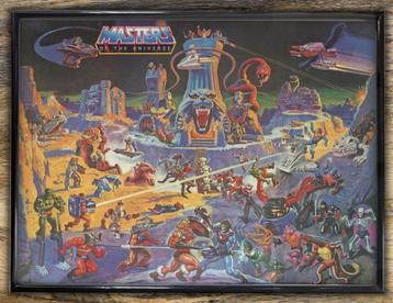 MASTERS OF THE UNIVERSE He-Man Mancave Poster in lijst beschikbaar voor biedingen