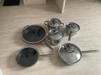 Ikea Pannenset, Huis en Inrichting, Keuken | Potten en Pannen, Ophalen of Verzenden, Gebruikt, Rvs, Pannenset