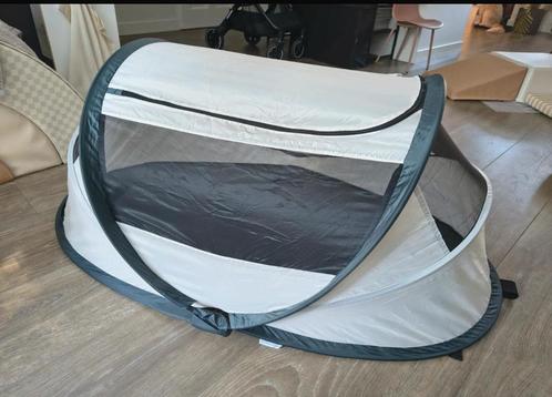 Deryan baby tent campingbedje box creme uv50, zeer goed, Caravans en Kamperen, Tenten, tot en met 2, Zo goed als nieuw, Ophalen of Verzenden
