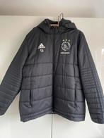 Ajax Adidas coach jas – officiële ABN AMRO editie – maat  xl, Zwart, Maat 56/58 (XL), Ophalen of Verzenden, Zo goed als nieuw