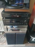 OPRUIMING 2x cd speler,2xversterker,set boxen ,platenspeler, Ophalen, Zo goed als nieuw, Sony, Wisselaar