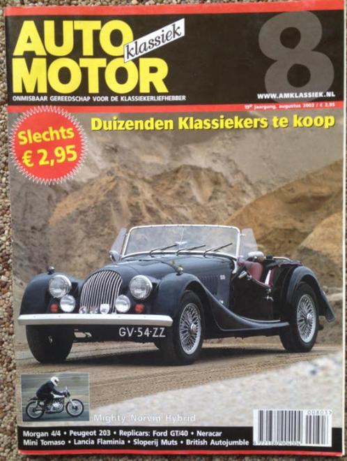 AMK: Ford GT40, Peugeot 203, Lancia Flaminia, Morgan 4/4, Boeken, Auto's | Folders en Tijdschriften, Zo goed als nieuw, Algemeen