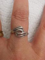 zilveren vintage fantasie ring ringmaat 17.75 nr.1019, Verzenden, Zo goed als nieuw, 17 tot 18, Dame