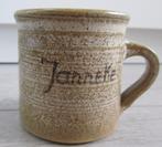 Mok/ bekertje met de naam Janneke, Ophalen of Verzenden, Zo goed als nieuw, Overige stijlen, Kop(pen) en/of Schotel(s)