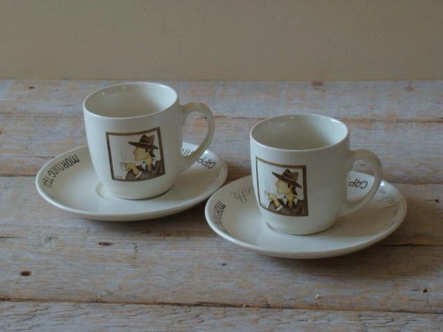 Servies, Jet (by Ter Steege) CAPPUCCINO, gaaf, Huis en Inrichting, Keuken | Servies, Zo goed als nieuw, Kop(pen) en/of Schotel(s)