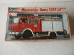 Bouwdoos Mercedes - Benz 1017 LF 16 brandweerwagen (1:24), Hobby en Vrije tijd, Auto, Revell, Groter dan 1:32, Ophalen of Verzenden