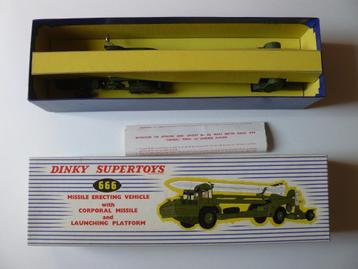 Dinky Toys 666 Missile Erector Vehicle NIEUW STAAT COMPLEET!