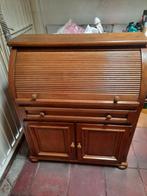 Licht eiken houten secretaire, Huis en Inrichting, Kasten | Secretaires, Ophalen, Gebruikt, Klassiek