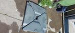 Parasol platen moeten gevuld worden met zan, Ophalen, Gebruikt, Minder dan 1 meter, Parasolvoet