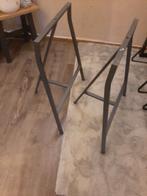 2 metalen schragen - stevig en functioneel, Ophalen of Verzenden, Gebruikt, Overige typen, Minder dan 2 meter