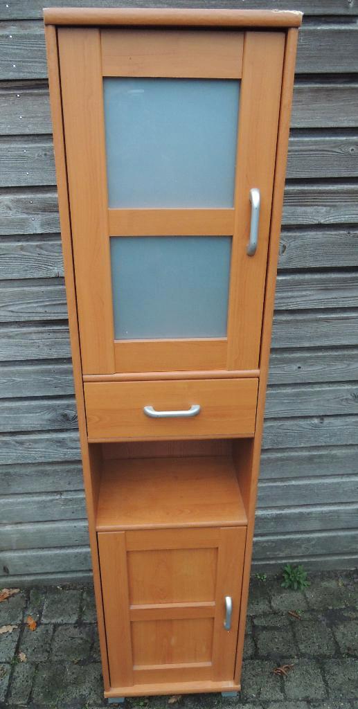 Smalle Kast Keuken/Badkamerkast/Schoenenkast, Antiek en Kunst, Antiek | Meubels | Kasten, Ophalen