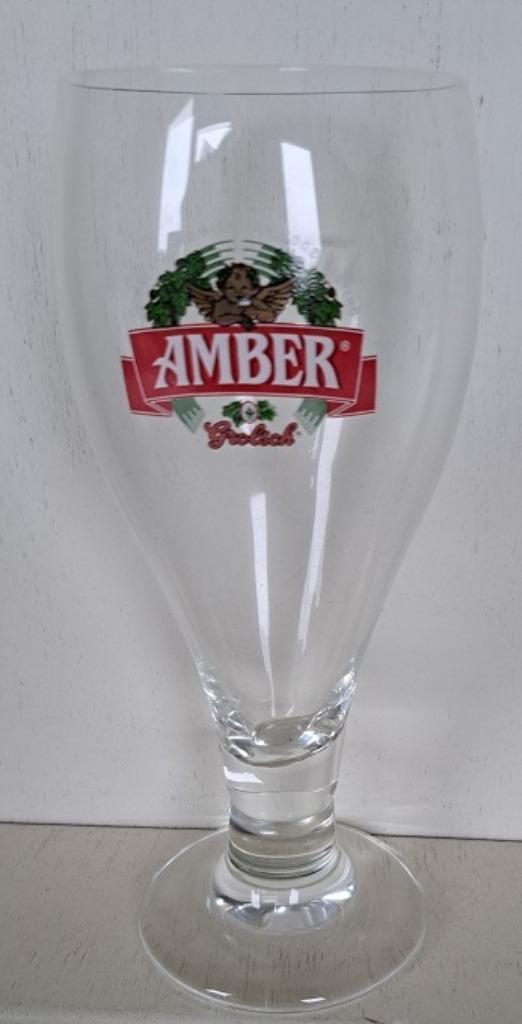 Grolsch Bierglas Amber, Verzamelen, Biermerken, Gebruikt, Glas of Glazen, Grolsch, Ophalen of Verzenden