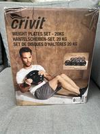Crivit halterschijven set 20kg, Ophalen of Verzenden, Nieuw