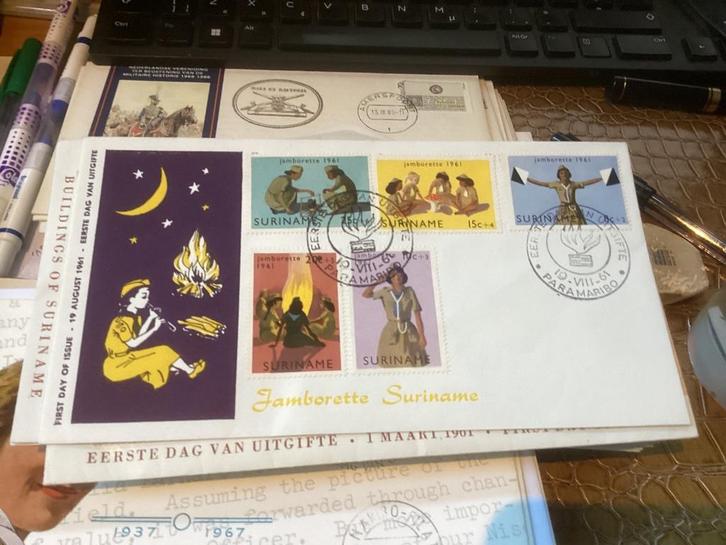 No5031 Suriname E17 anders Heb ook van Nederland jaargangen, Postzegels en Munten, Postzegels | Eerstedagenveloppen, Onbeschreven