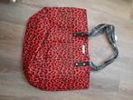 nieuwe rode leren tas luipaard panter print, Ophalen of Verzenden, Nieuw, Rood, Schoudertasje