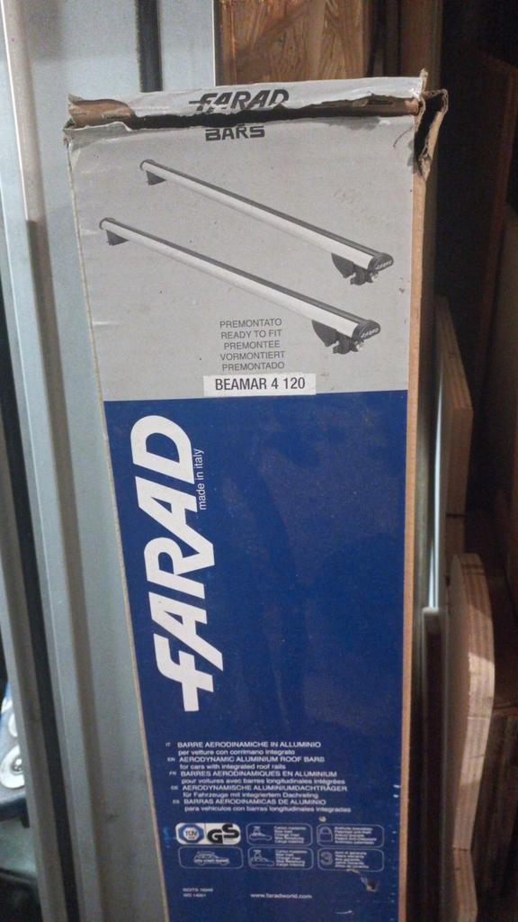 Farad Beamar 4 120 Dakdragers Audi A4/A6, Auto diversen, Dakdragers, Gebruikt, Ophalen of Verzenden