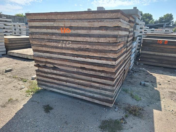 Stelconplaten 200x110.  A en b keuze. Gratis bezorging!, Tuin en Terras, Tegels en Klinkers, Gebruikt, Klinkers, Beton, 10 m² of meer